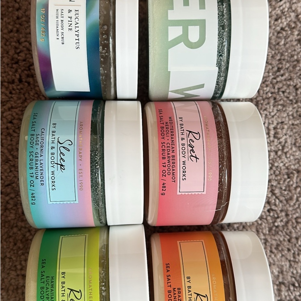 Bath & Body Works Colorful Body Scrub Collection